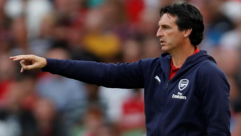 Arsenal manager Unai Emery